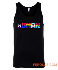 Human Lgbt Gay Pride Month Transgender Rainbow Equal Tank Top