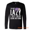 I Just Enjoy Doing Nothing Cute Sloth Long Sleeve