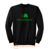 I Love Shenanigans Shamrock Clover Irish Sweatshirt