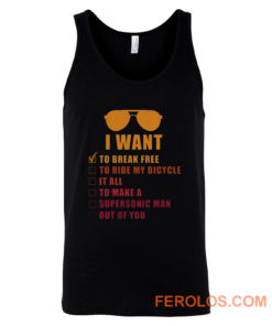 I Want To Break Free Queen Band Tank Top