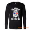 Im Feelin Willie Patriotic Murica Willy Nelson 4th of July Long Sleeve