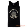 Im Through Being Cool Funny Dog Midle Finger Tank Top