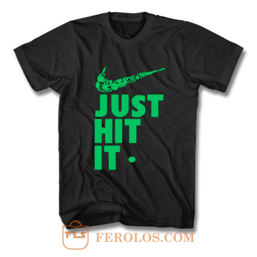 Just Hit It Swag Marijuana Fresh Swoosh T Shirt