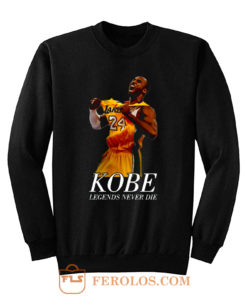 Kobe 24 Bryant Black Mamba Legend Forever Sweatshirt
