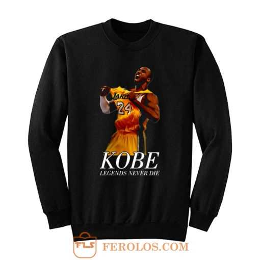 Kobe 24 Bryant Black Mamba Legend Forever Sweatshirt