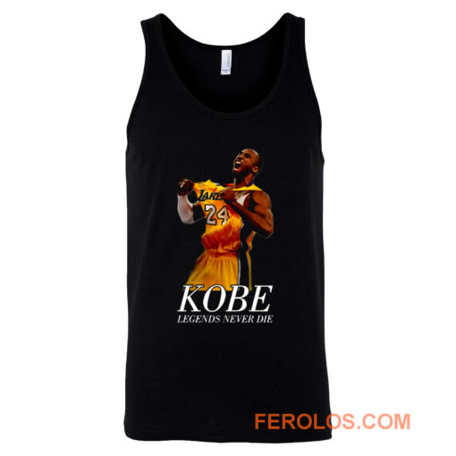 Kobe 24 Bryant Black Mamba Legend Forever Tank Top