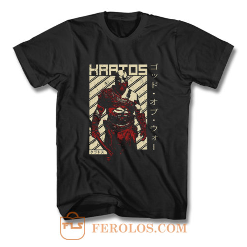 Kratos Diagonal God of War T Shirt