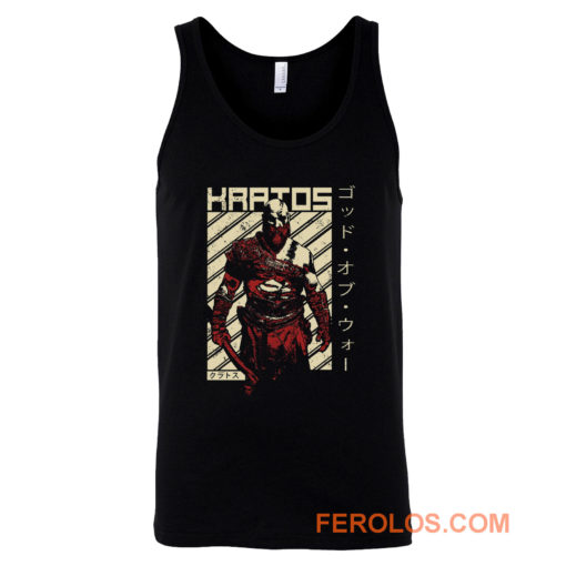 Kratos Diagonal God of War Tank Top