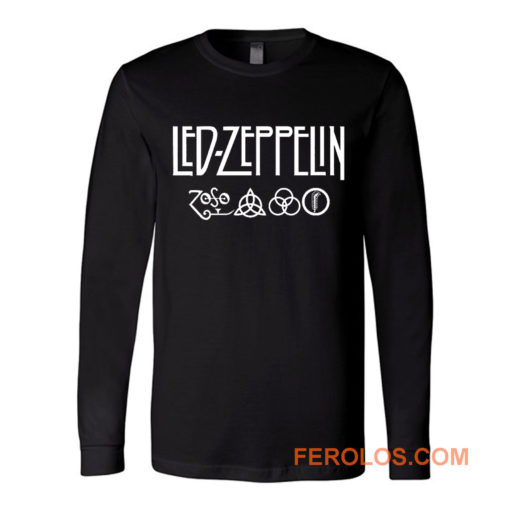 Led Zeppelin Classic Rock Band Long Sleeve