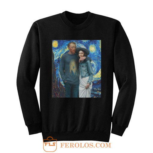 Lisa Van Gogh Starry Night Sweatshirt