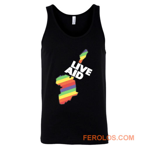 Live Aid Band Aid Logo 1985 Tank Top