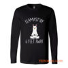 Llamastay Yoga Llama Social Distancing Long Sleeve