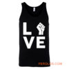 Love Raised Fist Racial Equality Tank Top