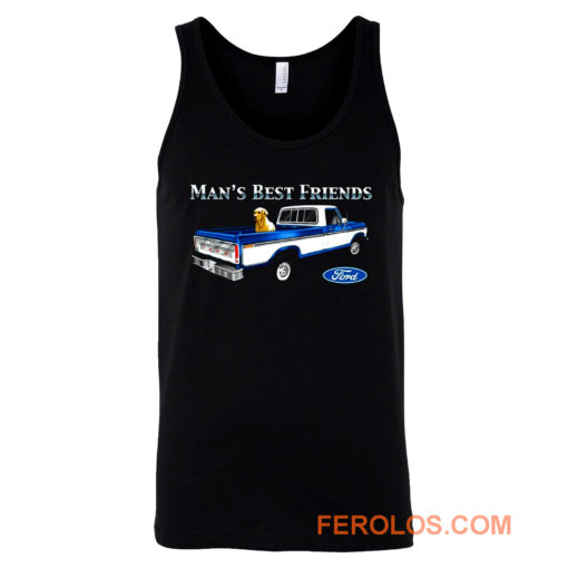 Mans Best Friend F150 Truck Ford Lab Dog Pickup Tank Top
