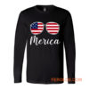 Merica Sunglasses USA Flag Long Sleeve