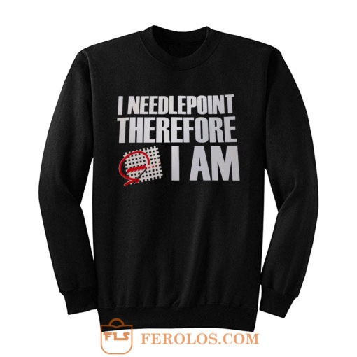Needlepoint Sweatshirt
