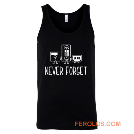 Never Forget Classic Floppy Disk Tank Top