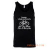 Never Underestimate An Old Man On A Bicycle Tank Top