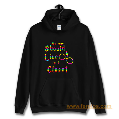 No One Should Live In A Closet Harry Potter Hoodie