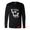 Old Domino Player Dominoes Tiles Puzzler Game Long Sleeve