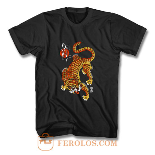 Port City Chinese Tiger T Shirt