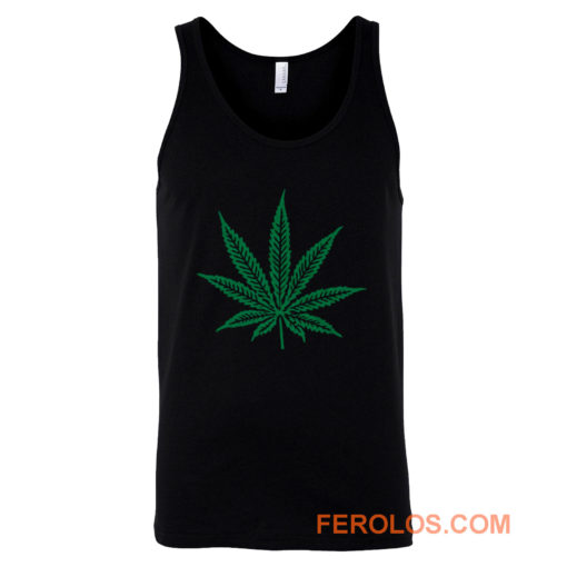 Pot Leaf Marijuana Tank Top