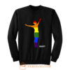 Pride Equality Usa Womens Soccer Lgbtq Rainbow Flag Sweatshirt