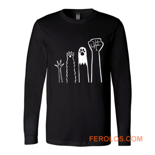 RESIST Fists Political Animal And Human Long Sleeve