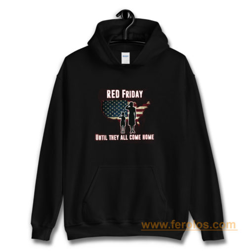 Red Friday Until They All Come Home Hoodie