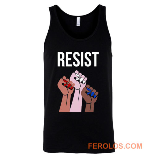 Reistst Womens Fists Political Tank Top