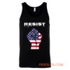 Resist American Flag Fist Tank Top