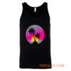 Retro 80s Neon Summer Beach Sunset Tank Top