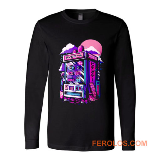 Retro Japan Gaming Machine Long Sleeve