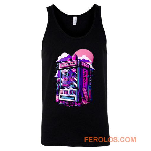 Retro Japan Gaming Machine Tank Top