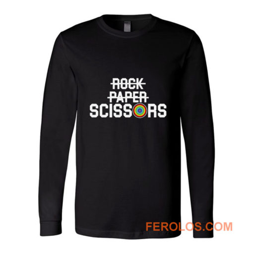 Rock Paper Lesbian Gay Bisexual Transgender Long Sleeve