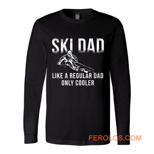 Ski Jumping Dad Skier Dad Long Sleeve