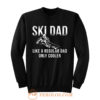 Ski Jumping Dad Skier Dad Sweatshirt
