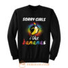 Sorry Girls I Like Bananas Funny LGBT Pride Sweatshirt