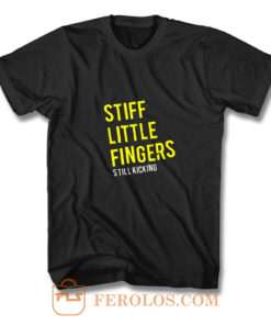Stiff Little Fingers new tee black white T Shirt