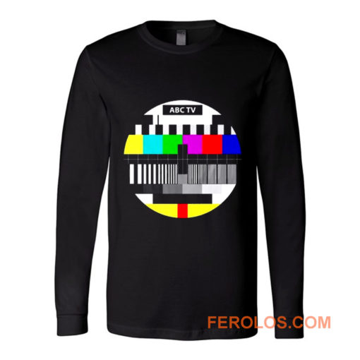 Test Pattern Television Long Sleeve