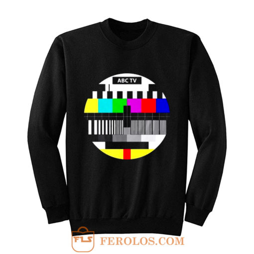 Test Pattern Television Sweatshirt