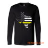 Texas 911 Dispatcher American Flag Long Sleeve