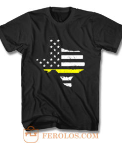Texas 911 Dispatcher American Flag T Shirt