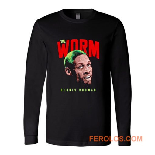 The Worm Dennis Rodman Chicago Basketball Long Sleeve