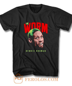 The Worm Dennis Rodman Chicago Basketball T Shirt