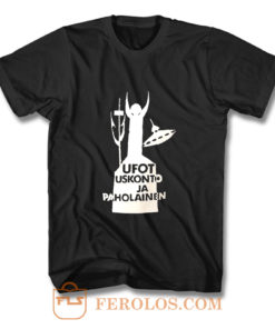 Ufot Uskonto ja Paholainen T Shirt