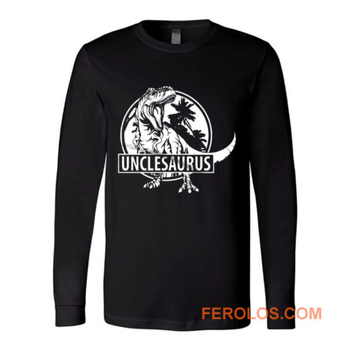Unclesaurus Dinosaur Uncle Funny Long Sleeve