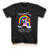 Unicorn Daddy And Rainbow T Shirt