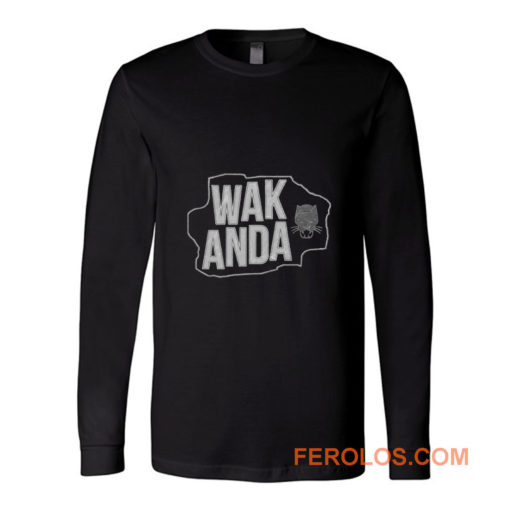 WAKANDA Panther Map Long Sleeve