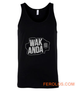 WAKANDA Panther Map Tank Top